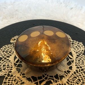 Vintage Enameled Lidded Dish